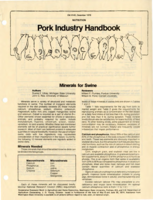 Minerals for swine