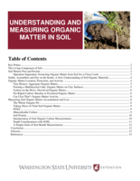 Understanding and measuring organic matter in soil
