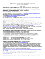 Grays Harbor County 4-H News Blast, October 25, 2016