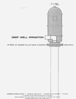 Deep well irrigation of grain on summer fallow farms of eastern Washington