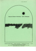 Range and pasture fertilization - Eastern Washington