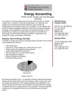 Energy Accounting