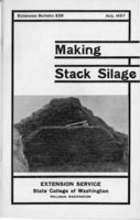 Making stack silage
