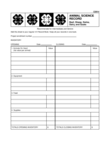 Animal Science Record