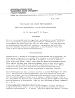 The place for boron fertilizer in central Washington field crop production