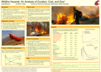 Wildfire hazards:  an analysis of duration, cost and size