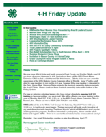 4-H Friday Update, March 30, 2018
