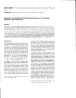 Substrate composition and emergence success of fall chinook salmon in the Snake River