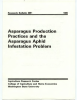 Asparagus production practices and the asparagus aphid infestation problem