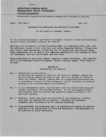 Procedure for nomination and election of officers of the state 4-H leaders' council