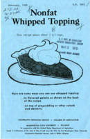 Nonfat whipped topping