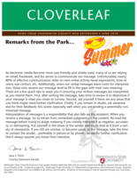 Cloverleaf, June 2010