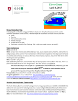 CloverGram, April 1, 2015