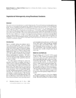 Vegetational heterogeneity along elevational gradients