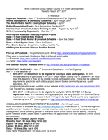 Grays Harbor County 4-H News Blast, March 29, 2017