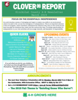 Klickitat Clover Report, March 2019