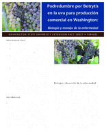 Podredumbre por Botrytis en la uva para producción comercial en Washington : biología y manejo de la enfermedad