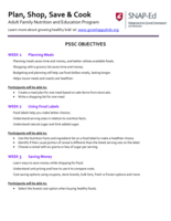 Plan, Shop, Save, and Cook