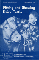Fitting and showing dairy cattle