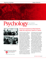 Psychology Alumni Newsletter, Spring 2012