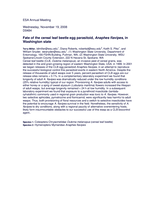 Fate of the cereal leaf beetle egg parasitoid, Anaphes flavipes, in Washington State