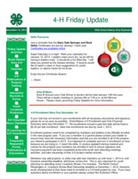 4-H Friday Update, December 14, 2012