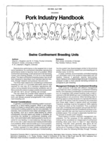 Swine Confinement breeding units