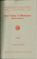 College catalog, 1930