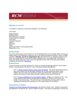 RCM News, June 2011
