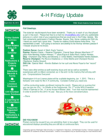 4-H Friday Update, September 28, 2012