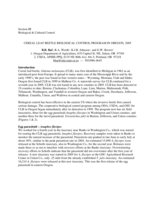 Cereal leaf beetle biological control program in Oregon, 2005