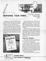 Preparing your fabric