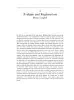 Realism and Regionalism