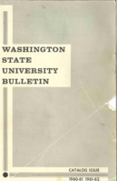 College catalog, 1960 & 1961