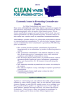 Economic Issues in Protecting Groundwater Quality