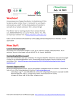 CloverGram, July 10, 2019