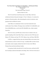 Two Chaco-style great houses on Cedar Mesa - with Kayenta pottery. (Paper)