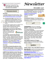 Walla Walla County Extension Newsletter, November 2018
