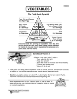 Vegetables: The food guide pyramid