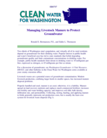 Managing Livestock Manure to Protect Groundwater