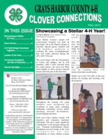Grays Harbor County 4-H Clover Connections, Fall 2013