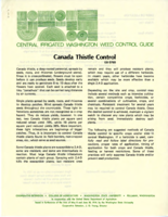 Canada thistle control