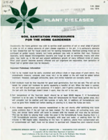 Soil sanitation procedures for the home gardener
