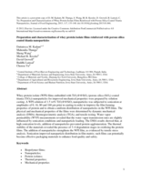 Preparation and characterization of whey protein isolate films reinforced with porous silica coated titania nanoparticles