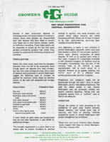 Dry bean production for central Washington (1975)