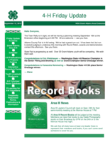 4-H Friday Update, September 13, 2013