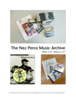 Nez Perce Music Archive Information Sheet [revised 2016]