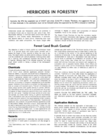 Herbicides in forestry