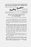 Poultry pointers: Broiler and fryer production in Washington