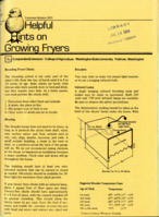 Helpful hints on growing fryers